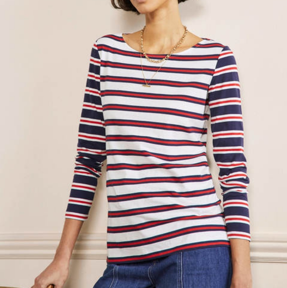 3/4 sleeve Boden Breton